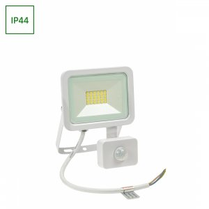 NOCTIS LUX 2 NAŚWIETLACZ 20W NW 230V IP44 158x121x25mm BIAŁY czujnik ruchu PIR