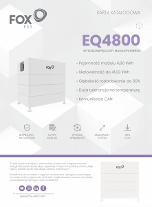 Magazyn energii FoxESS EQ4800-M