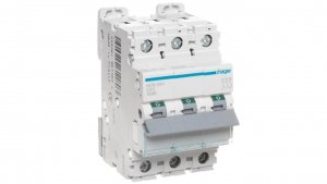 Wyłącznik nadprądowy 3P D 40A 10kA AC MCB NDN340