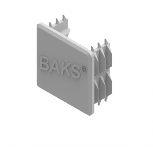 Nakładka ochronna profilu aluminiowego srebrny RAL9006 NOWPAL40x40SR 890404