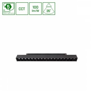 SYSTEM SHIFT CCT- GRID M OPRAWA LINIOWA 330X23X42MM 17W 35ST CZARNY CCT SWITCH 5 LAT GW.