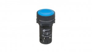 Przycisk sterowniczy 22mm niebieski z samopowrotem 1Z 1R XB7NA65