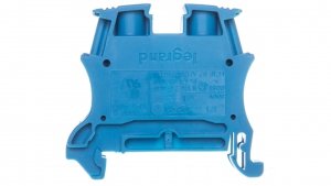Złączka szynowa 2-przewodowa 10mm2 niebieska 037103