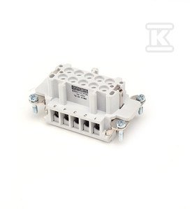 Wsad żeński do pokrywy metalowej, 10 pin, 16 A T0-EB010CP00