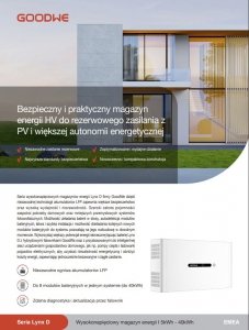 GoodWe ET PLUS+ 10 kW + Lynx D 5 kWh - zestaw falownik hybrydowy 3-fazowy + magazyn energii HV