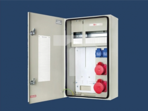Rozdzielnica budowlana 15 modułów 16A/5P + 32A/5P + 2 X 2P+Z 230V IP54 RB-4