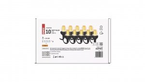 Łańcuch Party 10x 10 LED przeźroczyste 4,5m vintage P44 DCPV01