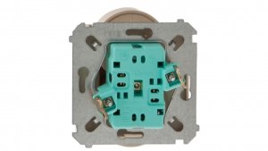 Simon Basic Gniazdo podwójne z/u 16A IP20 beżowe BMGZ2M.01/12