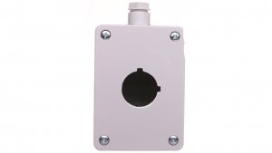 Obudowa kasety 1-otworowa 30mm szara IP67 W0-KASETA KP1A SZARA