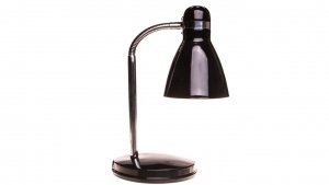 Lampka biurkowa max 10W LED E27 kl.II IP20 ZARA HR-40-B czarny 7561