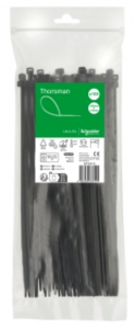 Opaska kablowa 250x4.8 mm (100 sztuk), Thorsman, czarna IMT46416