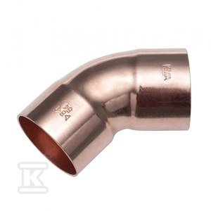 KOLANO 45o DWUKIELICHOWE 1 5/8 ACR