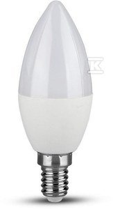 Żarówka LED V-TAC 4,5W E14 Świeczka VT-1855 4000K 470lm 2142581