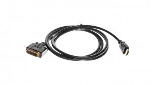 Kabel adapter HDMI Highspeed 1.3 Typ HDMI A/DVI-D(18 1), M/M czarny 2m AK-330300-020-S