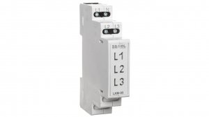 Wskaźnik zasilania 230V AC LED żółta/zielona/czerwona sieć TN LKM-05-40 EXT10000048