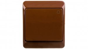Hermes łącznik przycisk hermetyczny dzwonek 10A IP44 brązowy 0337-06