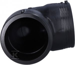 Kolano elektrooporowe 90ST. d160 PE100, SDR11, PN10 gaz/PN16 woda