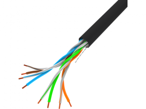 Kabel teleinformatyczny LAN UTP 100MB/S 305M DRUT CCA NIEBIESKI LANBERG U/UTP kat.5e 4x2x0,5 /305m/