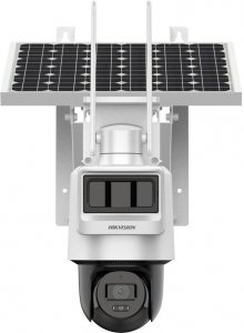 Kamera IP Hilook PTZ-N2C400I-K/4G/C05S10 2.8mm z panelem solarnym LTE/4G 4MP