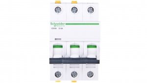 Wyłącznik nadprądowy 3P D 6A 6kA AC iC60N-D6-3 A9F05306