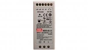 Zasilacz impulsowy 85-264V AC/ 3,33 12V DC 40W MDR-40-12