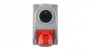 Gniazdo stałe z wyłącznikiem 0-1 16A 5P 400V IP44 COMBO-POL 96061540W