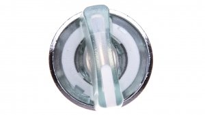 Napęd przełącznika 3 położeniowy biały z podświetleniem bez samopowrotu ZB4BK1313