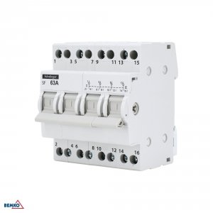 MODUŁOWY PRZEŁĄCZNIK INSTALACYJNY I-0-II 4P 63A