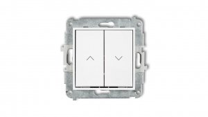 ICON Mechanizm łącznika zwiernego żaluzjowego biały IWP-8