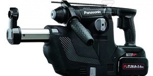 Zestaw PANASONIC Młot obrotowo-udarowy SDS 28.8V z Dust Collection System(DCS) z 2 x 28.8V3,4 Ah Li-ion + ładowarka, z Systainer (T-LOC 4 RH)
