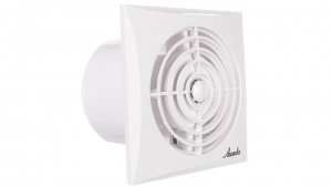 Wentylator wyciągowy fi 100 8W 102m3/h 230V IPX4 biały wył. czasowy, czujnik wilgoci SILENCE WZ100H