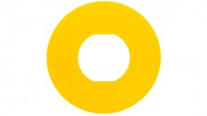 Tabliczka opisowa żółta okrągła fi60 bez opisu ZBY9101