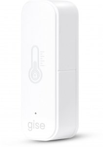 GISE Smart Czujnik temperatury i wilgotności Wi-Fi Biały | Tuya | GTHS-WF-01-W
