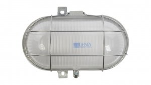 Oprawa kanałowa OVAL 1x100W E27 IIkl. 230V IP44 kl. mleczny 100079