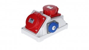 Rozdzielnica budowlana COMBO PLUS 32/5 16/5 1x230V IP44 / E96080032161+