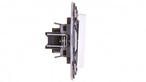 VALENA LIFE Łącznik schodowy biały IP44 10A 752156