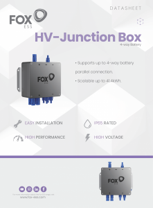 Akcesorium FoxESS Junction Box