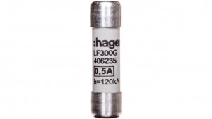 Wkładka topikowa cylindryczna BiWtz 10x38mm gG 0,5A 500V AC LF300G /10szt./