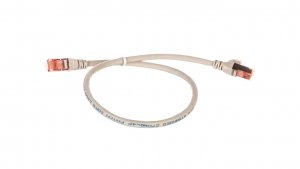 Kabel krosowy (Patch Cord) S/FTP kat.6 szary 0,5m DK-1644-005