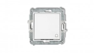 ICON Mechanizm łącznika zwierny dzwonek biały mat 25IWP-4