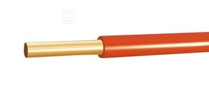 Przewód instalacyjny H07V-U (DY) 1x4,0 czerwony G-106321