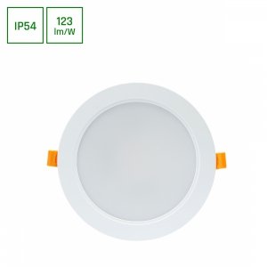 DURE 3 DOWNLIGHT 18W NW 230V 110st IP54 IK06       170x34 BIAŁY okrągła zasilacz zintegrowany