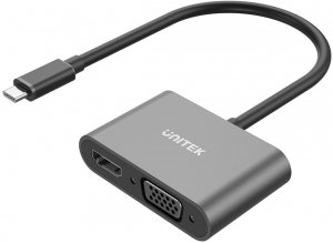 Unitek Adapter USB-C na HDMI 4K i VGA FullHD