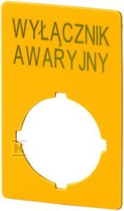 TABLICZKA OPISOWA WYS.XSZ.=50X33MM