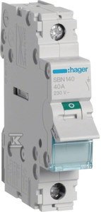 Modułowy rozłącznik izolacyjny 1P 40A 230VAC SBN140
