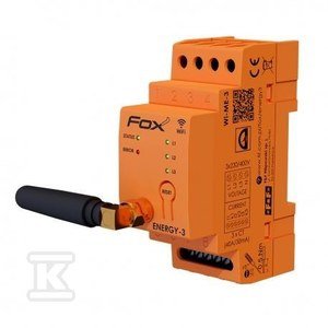 Monitor energii elektrycznej WI-FI 3F+N,FOX ENERGY 3, WI-MEF3 200A WI-MEF-3-200