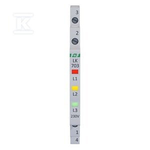 LK-703K LAMP.KONTROL.3 KOLORY 3XLED 1/3S
