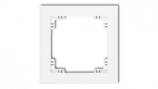 DECO Ramka pojedyncza biały DR-1