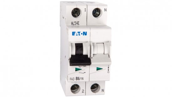 Wyłącznik nadprądowy 1+N B 6A 15kA AC FAZ B6/1N 278642