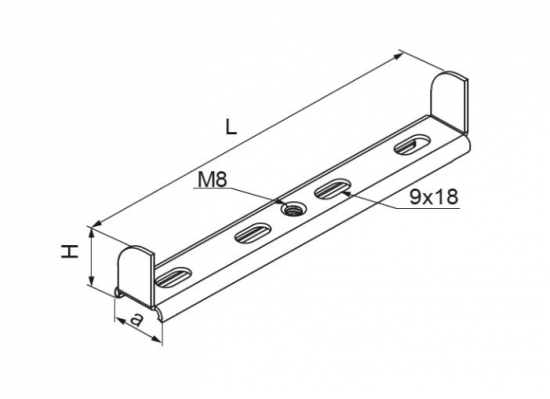 Wieszak WKW100H60 731710